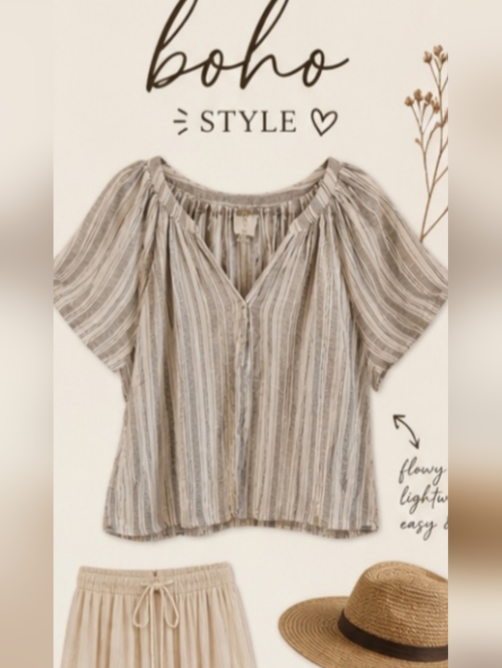 Bojo style cotton top 1x2x Pit 27